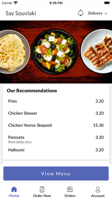 Say Souvlaki. Screenshot