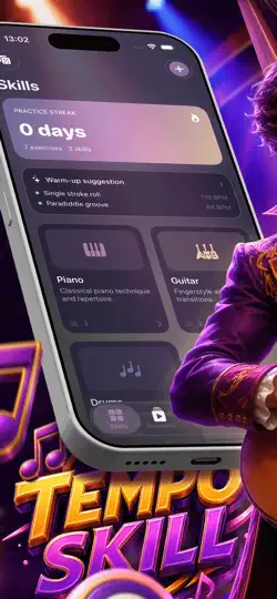 Screenshot von Tempo Skill auf dem iPhone 1
