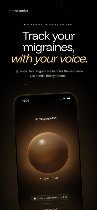 MigraPulse - Migraine Tracker Screenshot 1 of 8