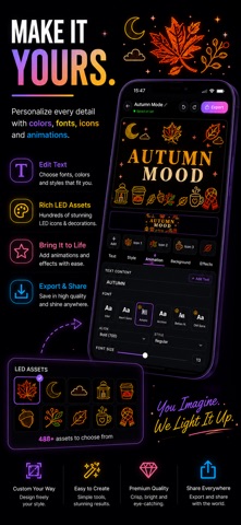 LED Banner Maker: Neon Scroll Screenshot 5 of 6