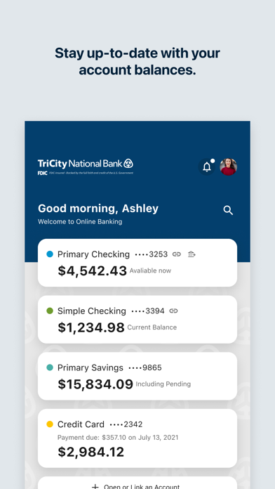 Screenshot 2 of Tri City National Bank App