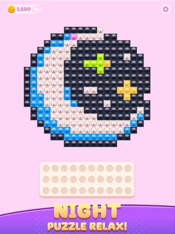 Jewel Coloring Puzzle Art iPad screenshot