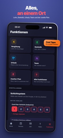 SchichtRad – Mein Schichtplan iPhone screenshot