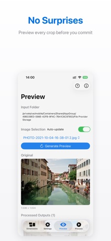 Bulk Cropper: Resize & Crop iPhone screenshot