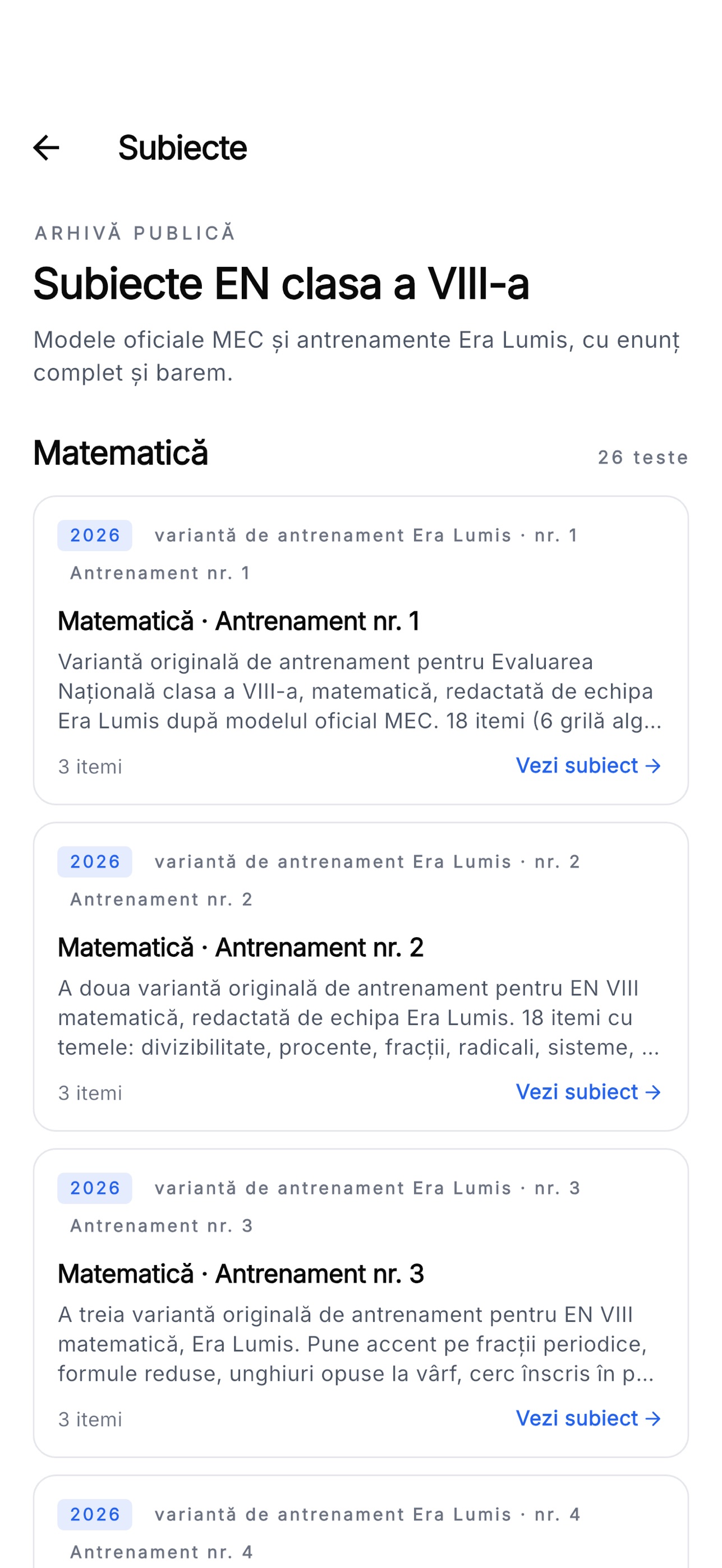 Screenshot 3 of Era Lumis · Simulări EN