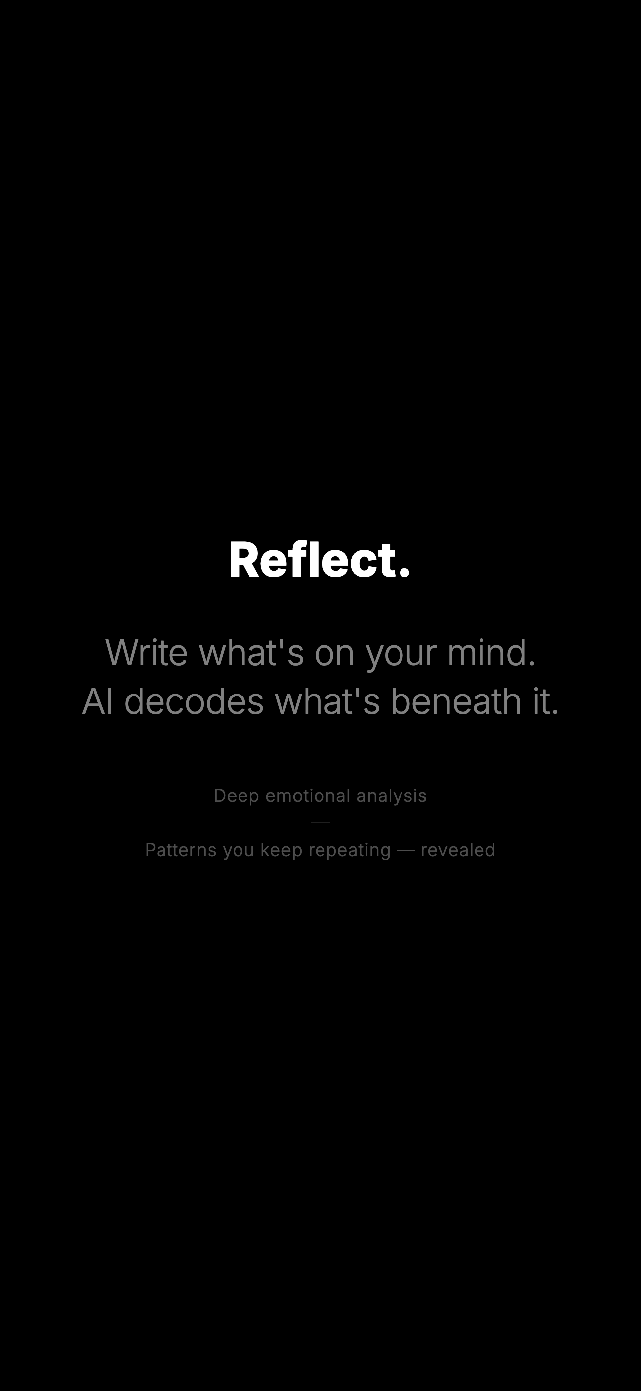 Reflekt: AI Reflection Diary