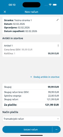 Minimax Accounting screenshot