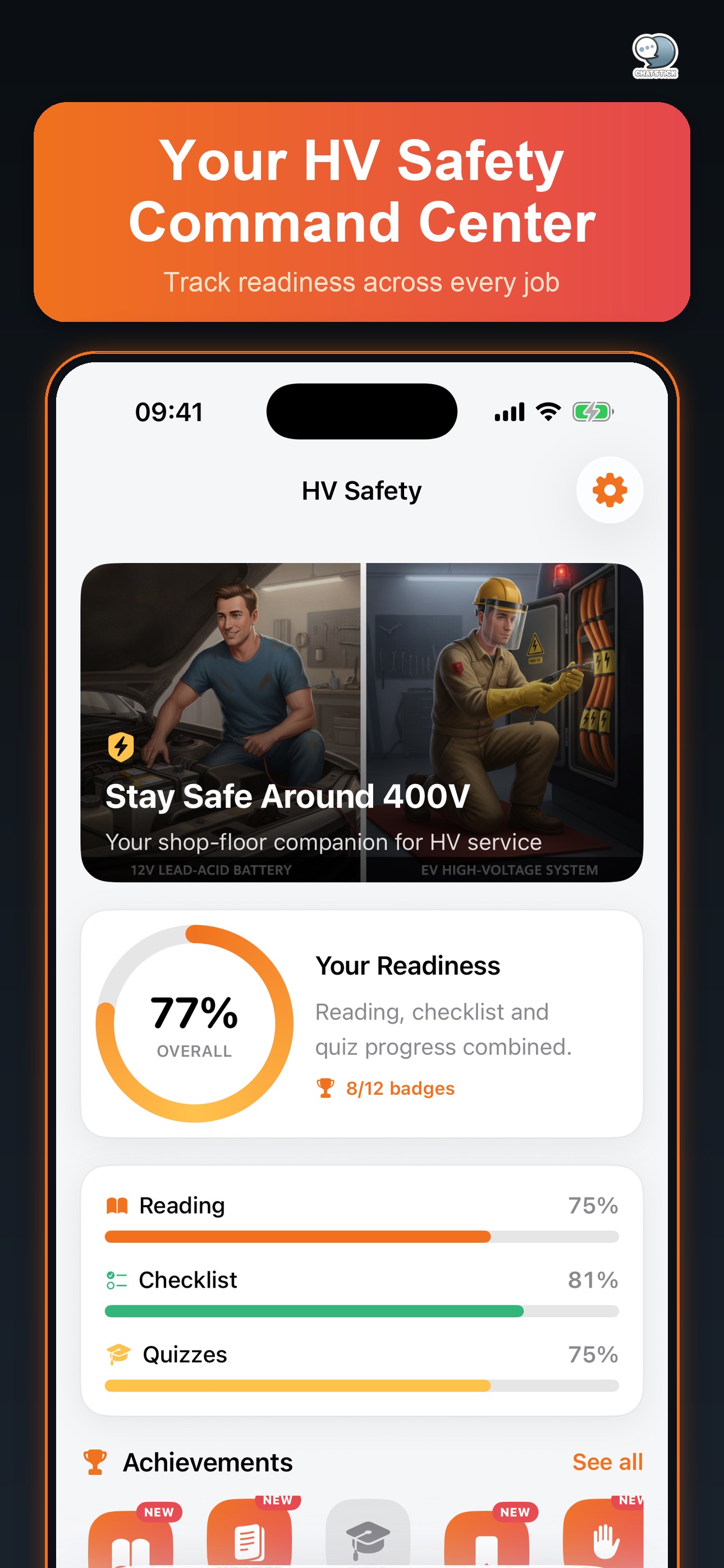 Screenshot 1 of HV Safety for EV Technicians