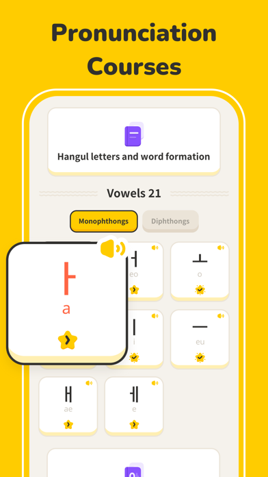 Learn Korean with BananaStar Screenshot
