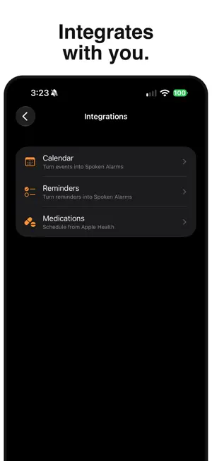 Spoken Alarm screenshot 3