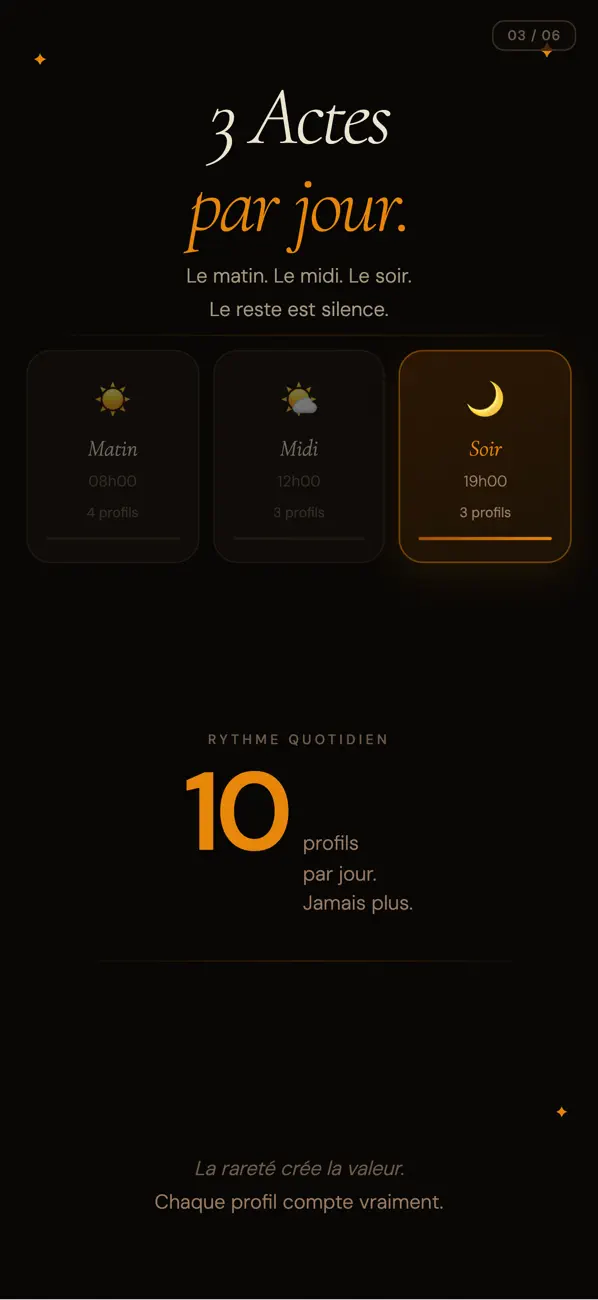 Screenshot #3 pour Hugmify - Slow Dating & Amour
