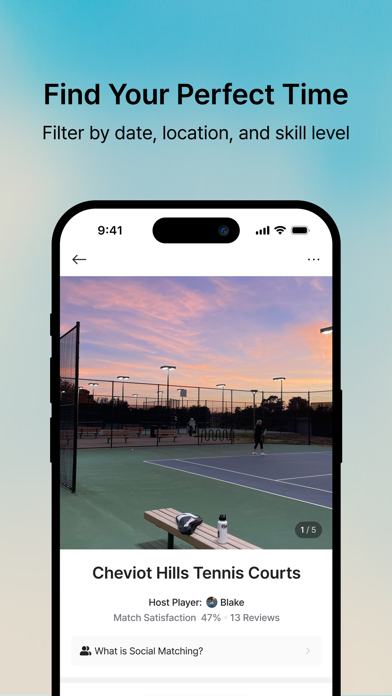 SMAXH : Find Tennis Players iPhone screenshot 3 - Sports app
