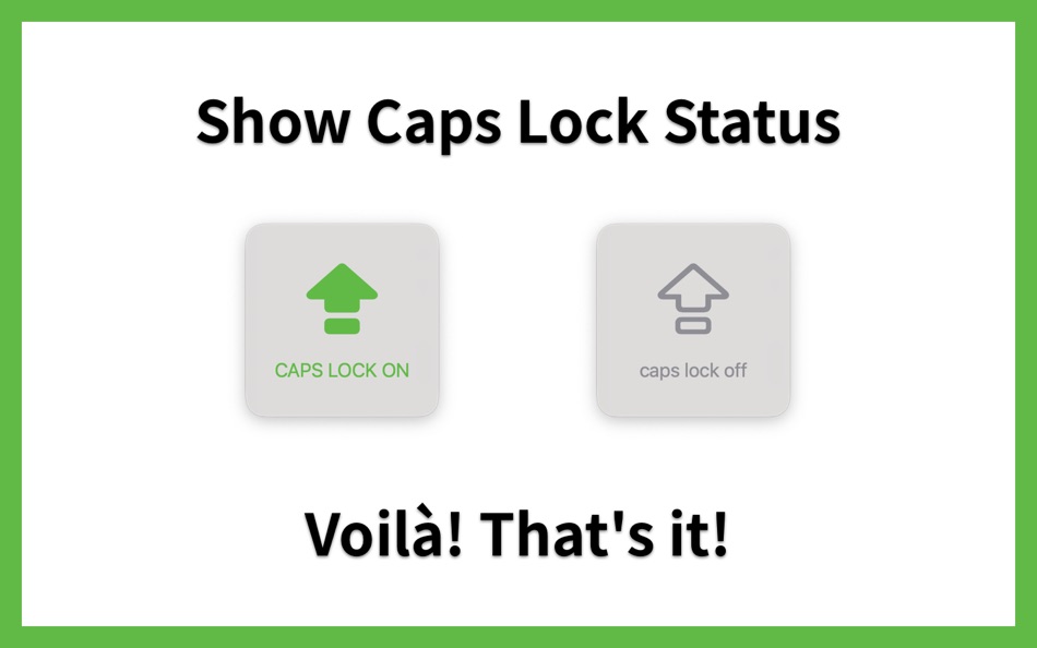 #1. Cap Cap - Caps Lock Indicator (macOS) By: 书豪 何