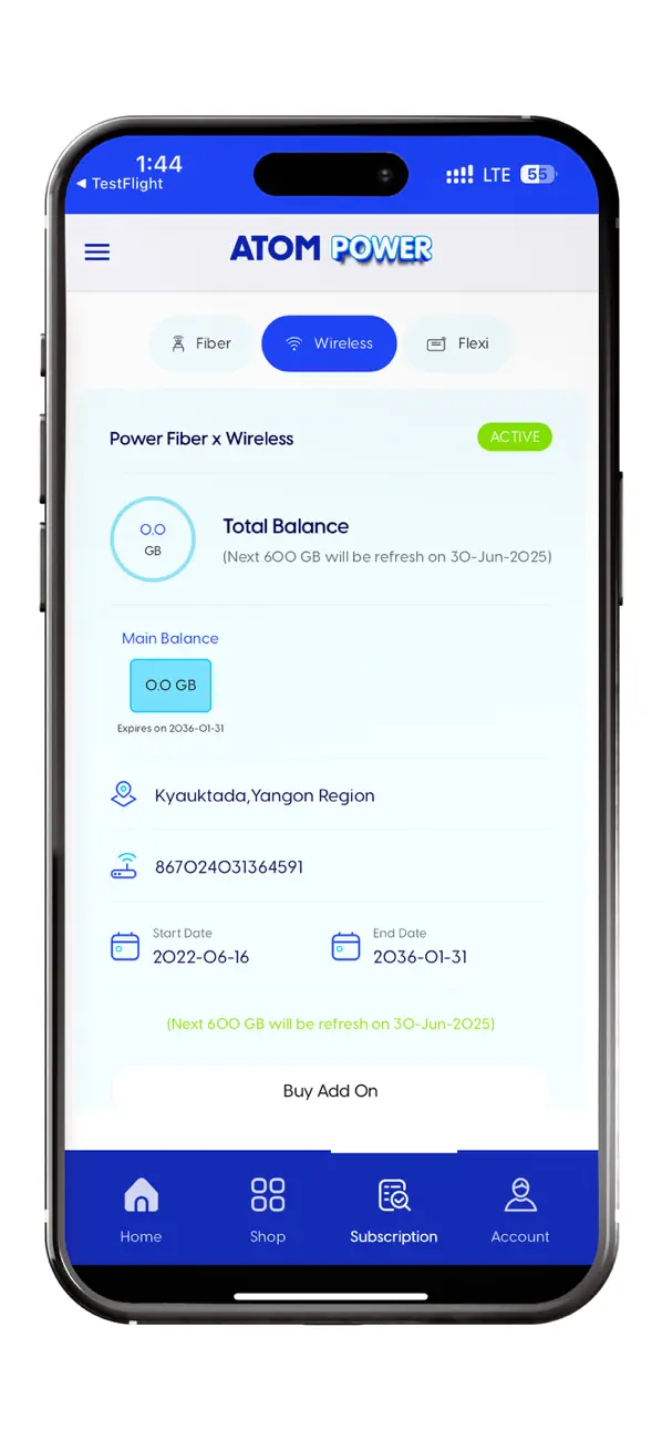 Screenshot #3 pour ATOM POWER Broadband