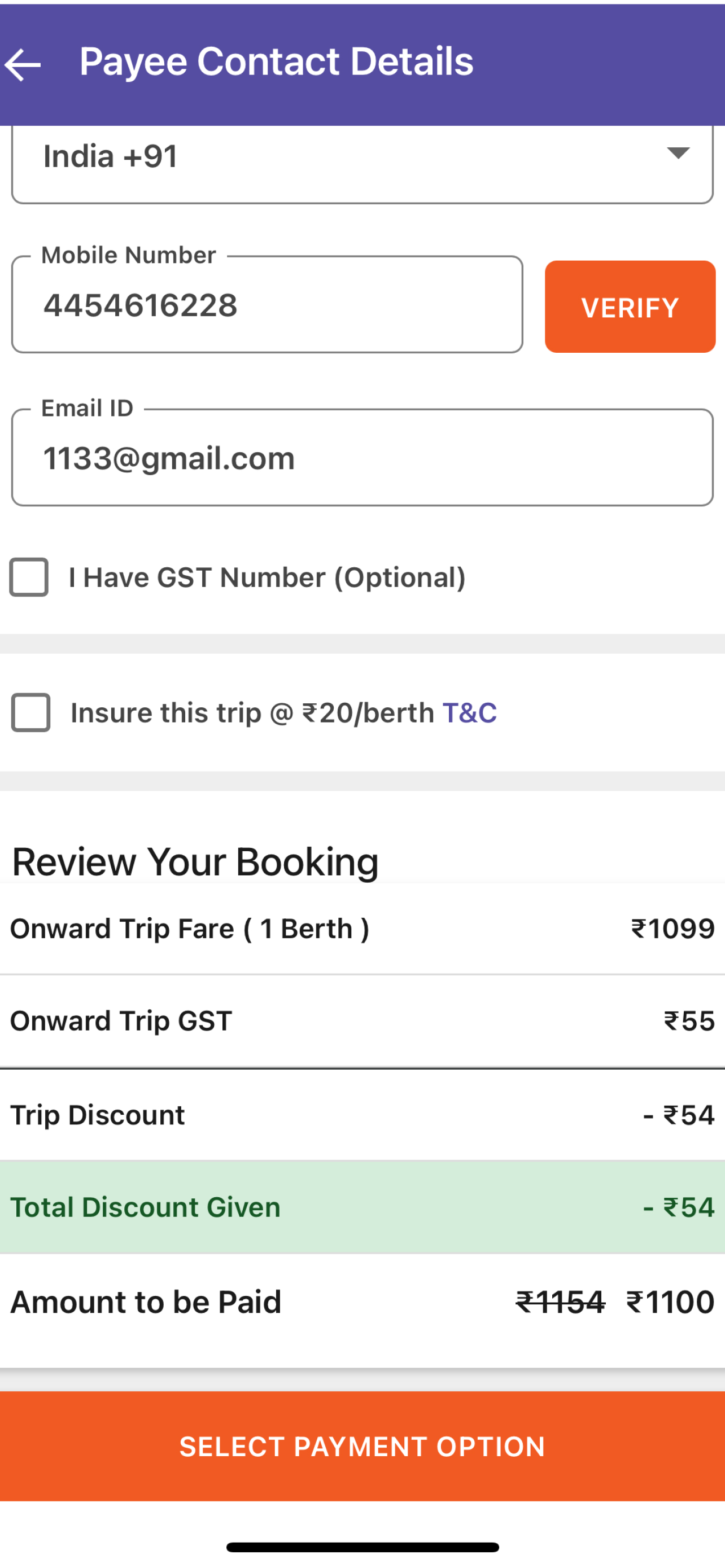 Jagdamba Superfast Bus Service screenshot 9