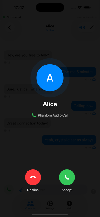 Phantom Communicator Screenshot 3 of 5