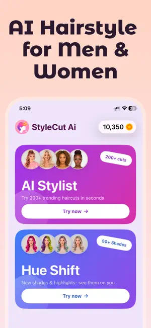 StyleCut AI: AI HairCut Filter screenshot 1