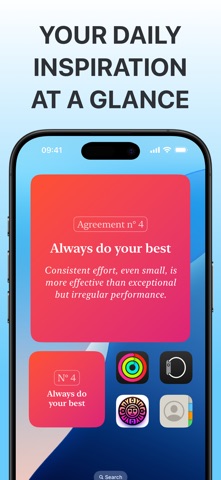 Positive Affirmations: Toltec iPhone screenshot
