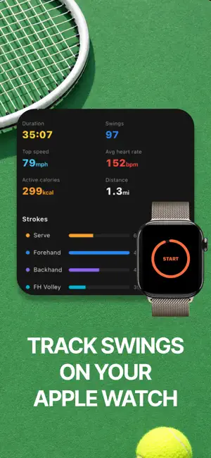 OverRally: Tennis Watch Stats screenshot 1