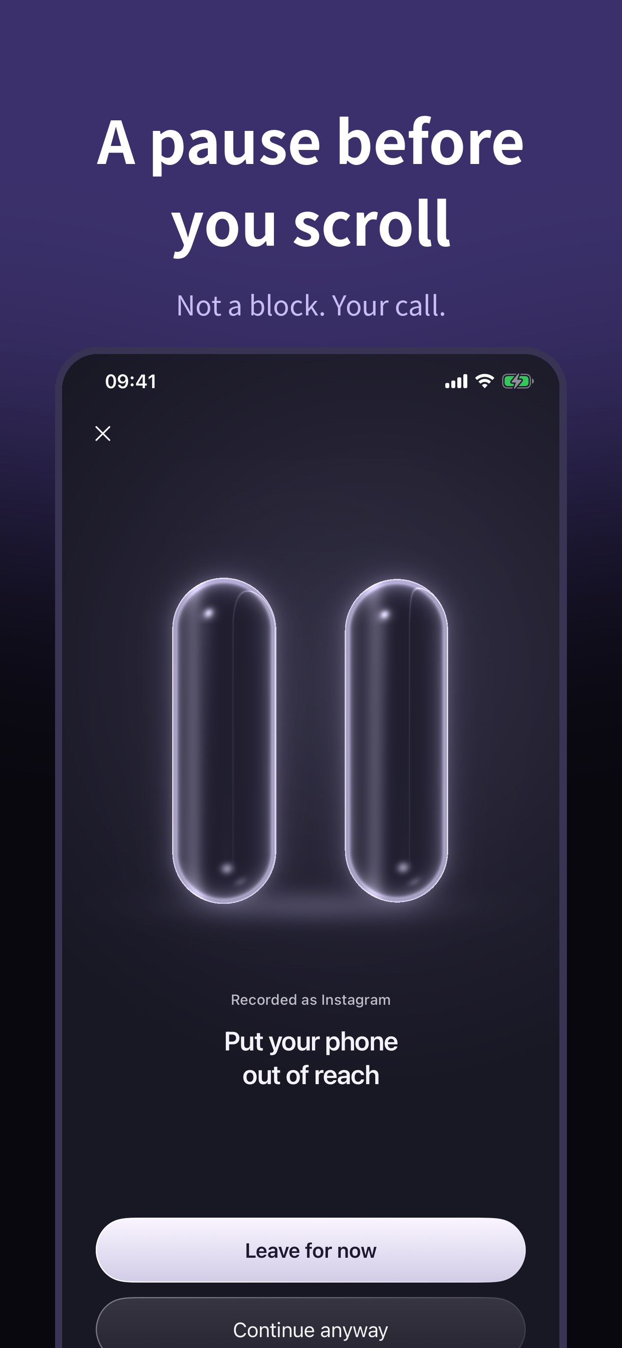 Screenshot 1 of Tivon – Pause Before Scrolling