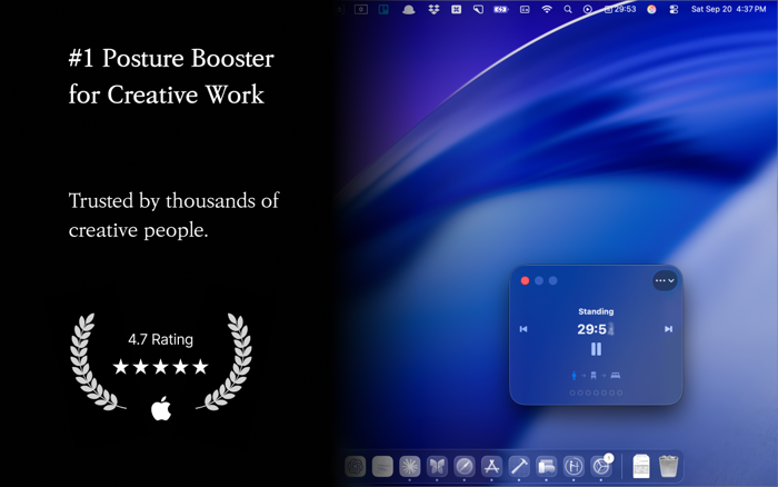 Standly  Standing desk timer