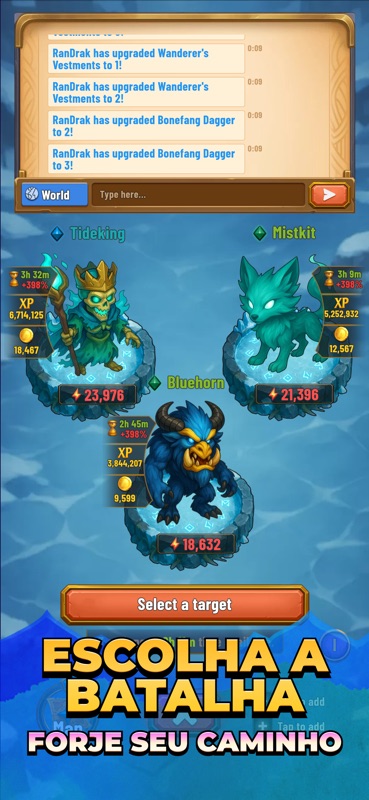 Rangard: MMORPG Idle screenshot 2