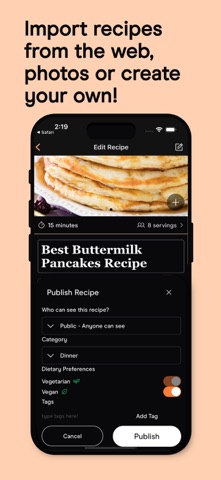 Cooked - Your Recipe Book screenshot