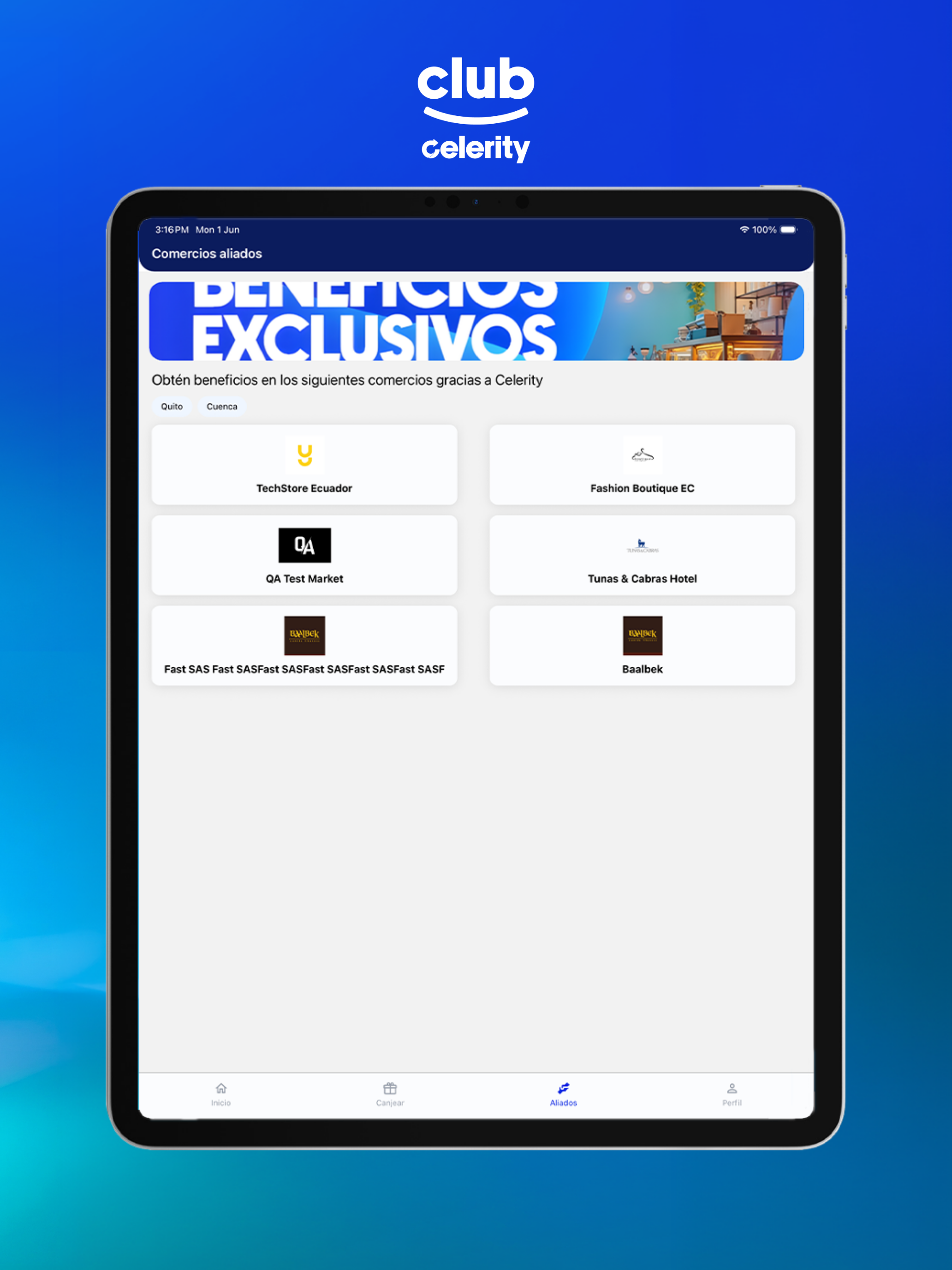 Club Celerity Ecuador screenshot 7