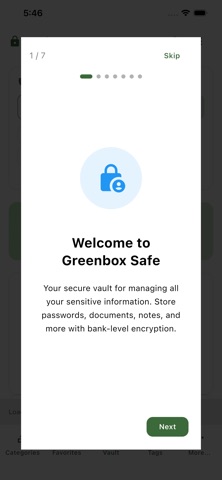 Greenbox Safe Screenshot 1 of 3