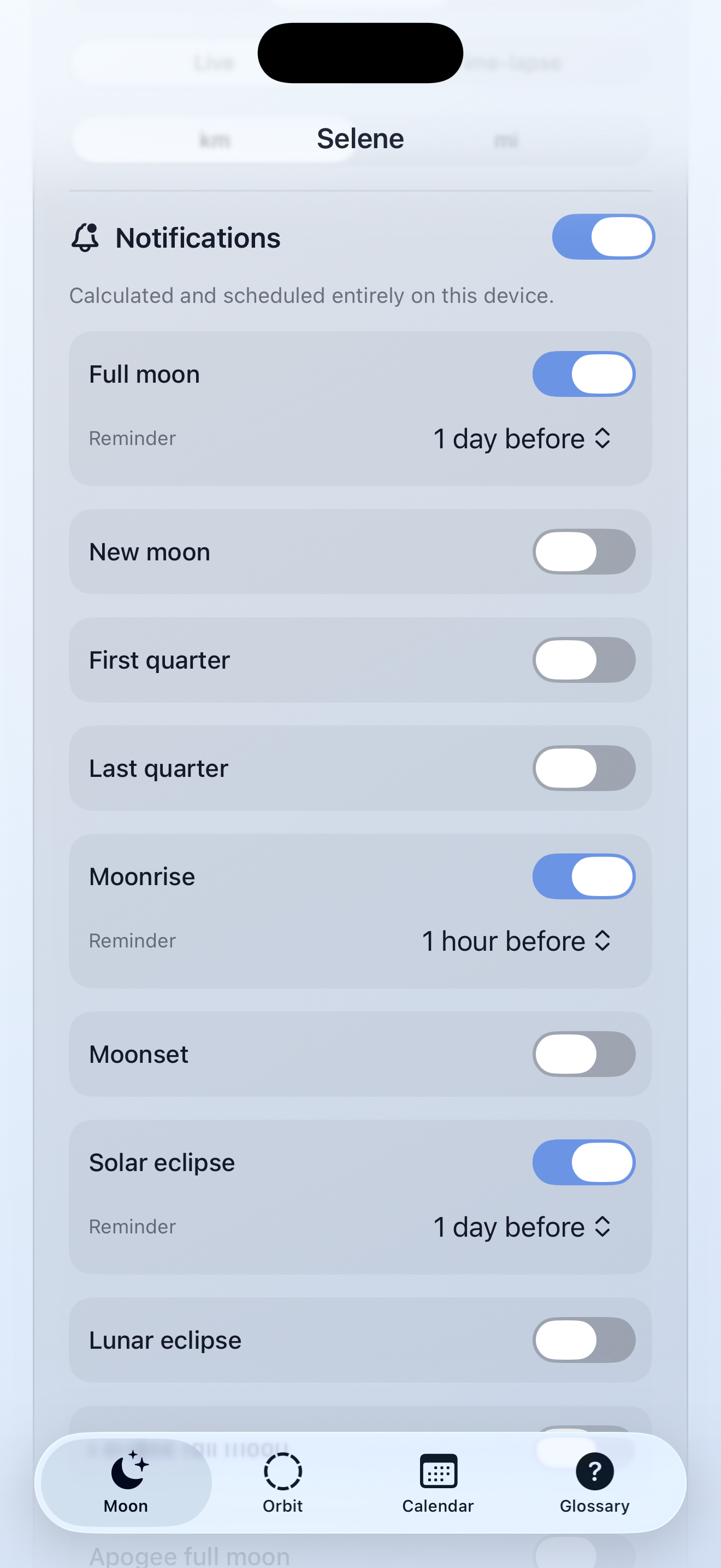 Selene Moon Calendar screenshot 12