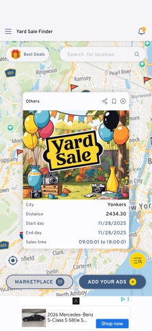 Yard_Sale_Finder iPhone screenshot