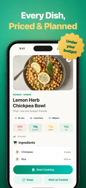 Meal Planner: LumaMeal screenshot 2
