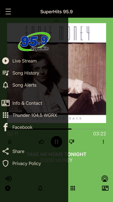 SuperHits 95.9 Screenshot