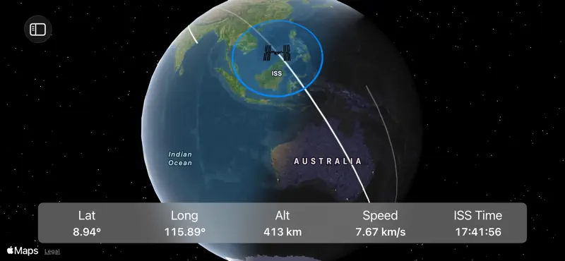 ISS Live Tracker screenshot 1 of 3