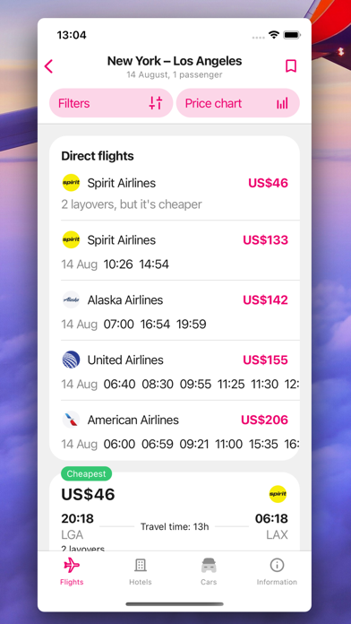 TravelFlow: Flights, Hotels Screenshot