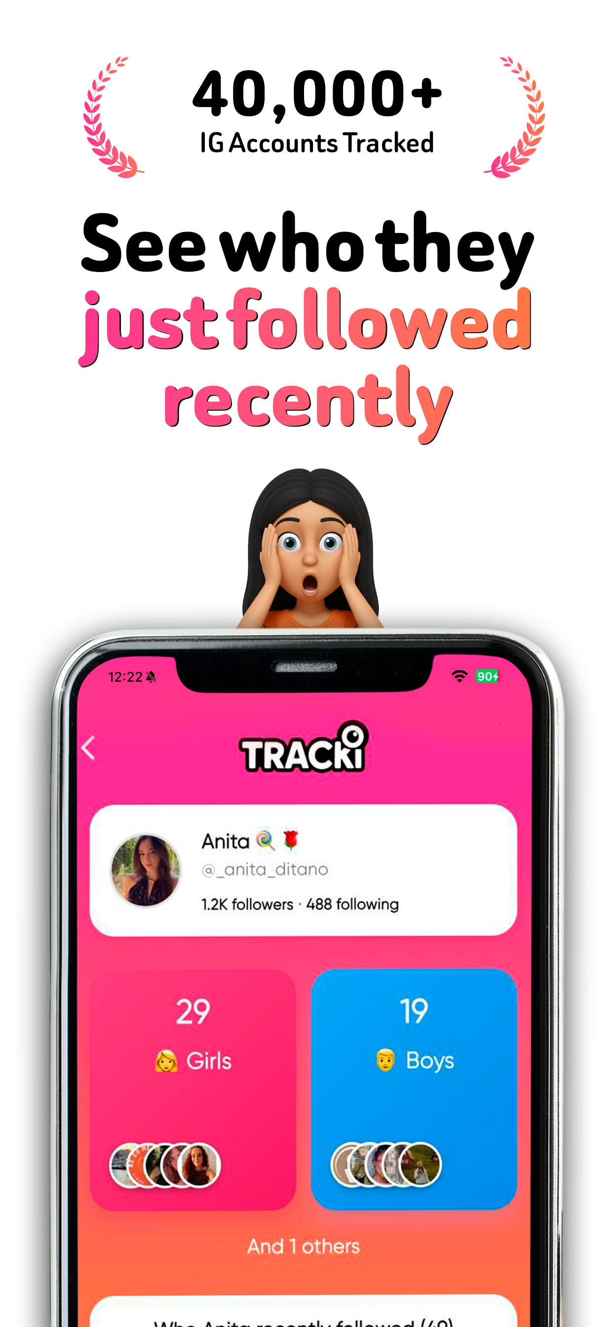 Recent follow tracker : Tracki