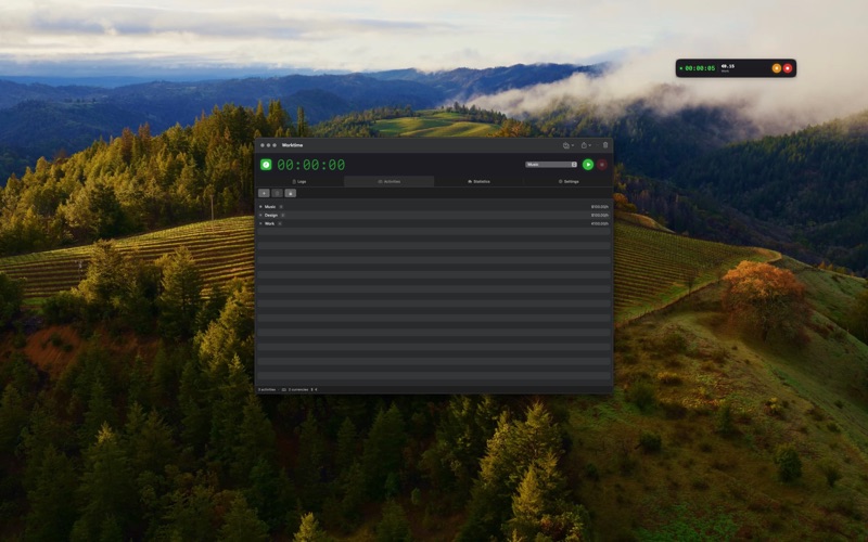 Worktime screenshot