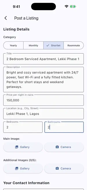 ShortRent: Rentals & Shortlets screenshot 4