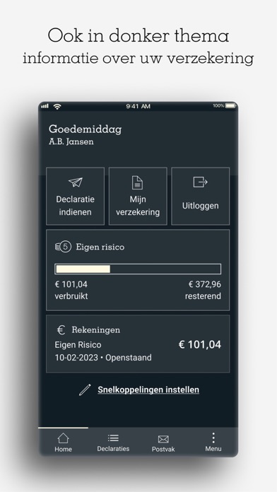 Mijn zorg van a.s.r. Screenshot