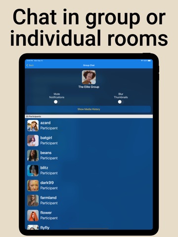 Chat & Make Friends - NoName iPad screenshot