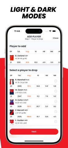 Keeper - Draft Fantasy AFL screenshot