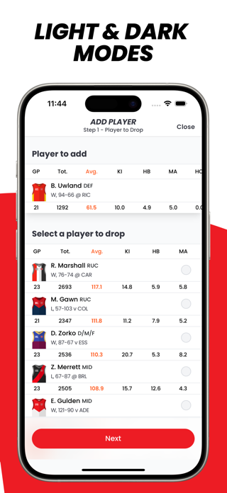 Keeper - Draft Fantasy AFL Screenshot 5 of 5