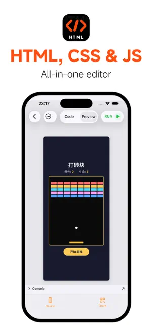 Code Editor – HTML & Preview iPhone screenshot 5
