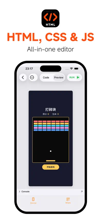 Code Editor – HTML & Preview screenshot 5