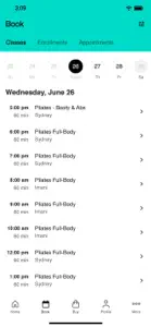 Miami Pilates Company screenshot #2 for iPhone