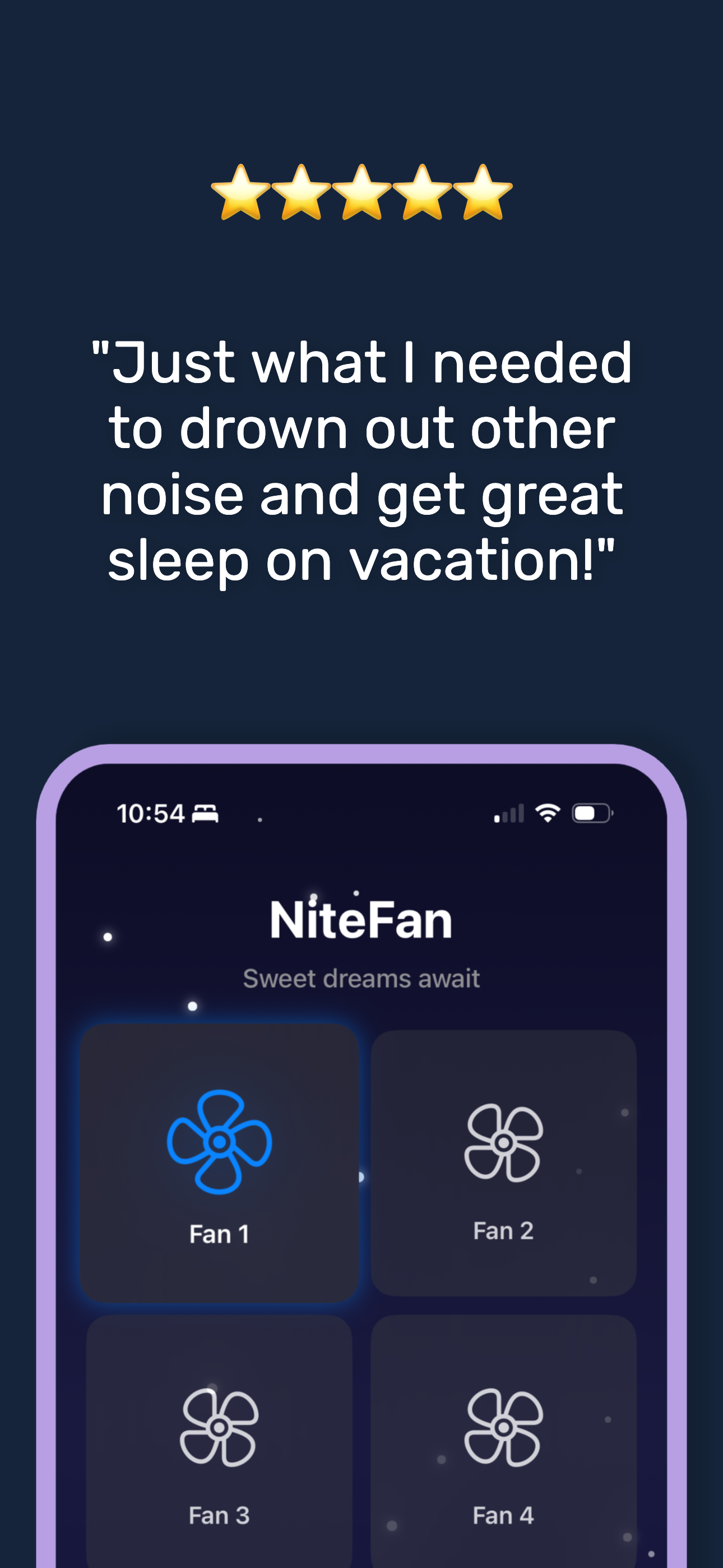 NiteFan - White Noise Fan App screenshot 4