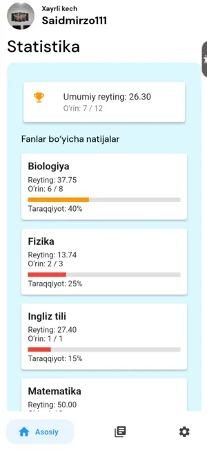 Bildung: Testlar & Tahlil screenshot 1