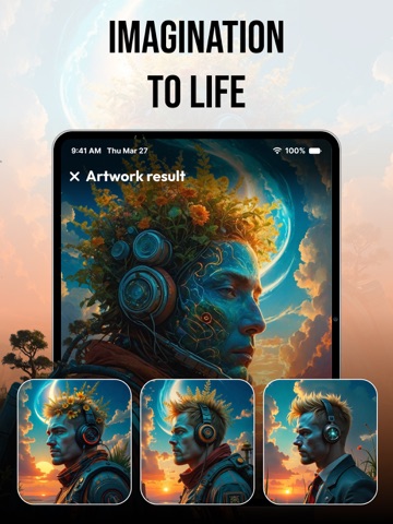 AI Art Generator & Editor iPad screenshot