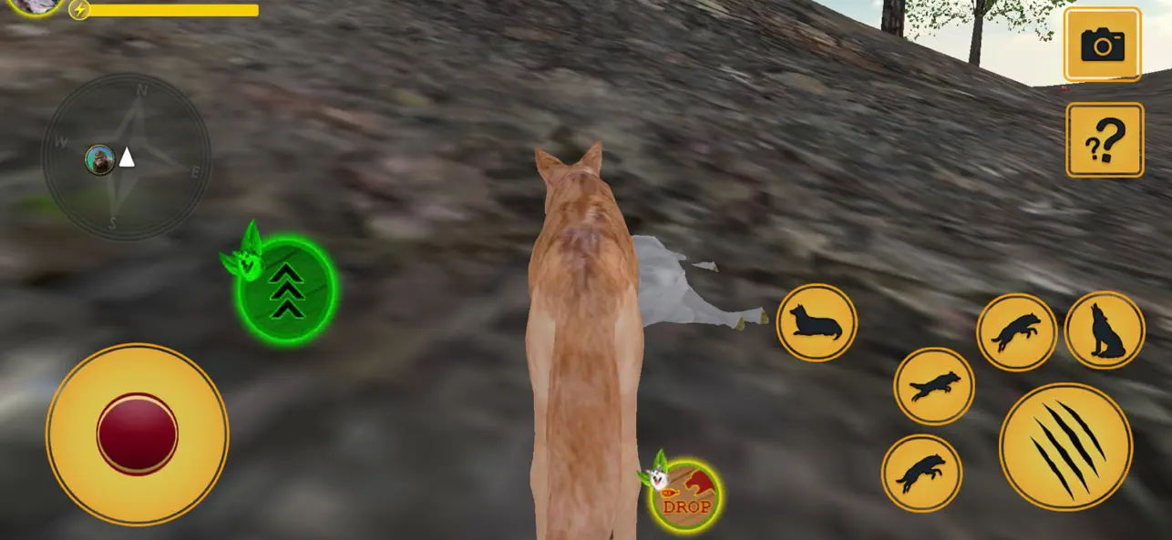 Screenshot #2 pour Wild Animal: Wolf Simulator 3d