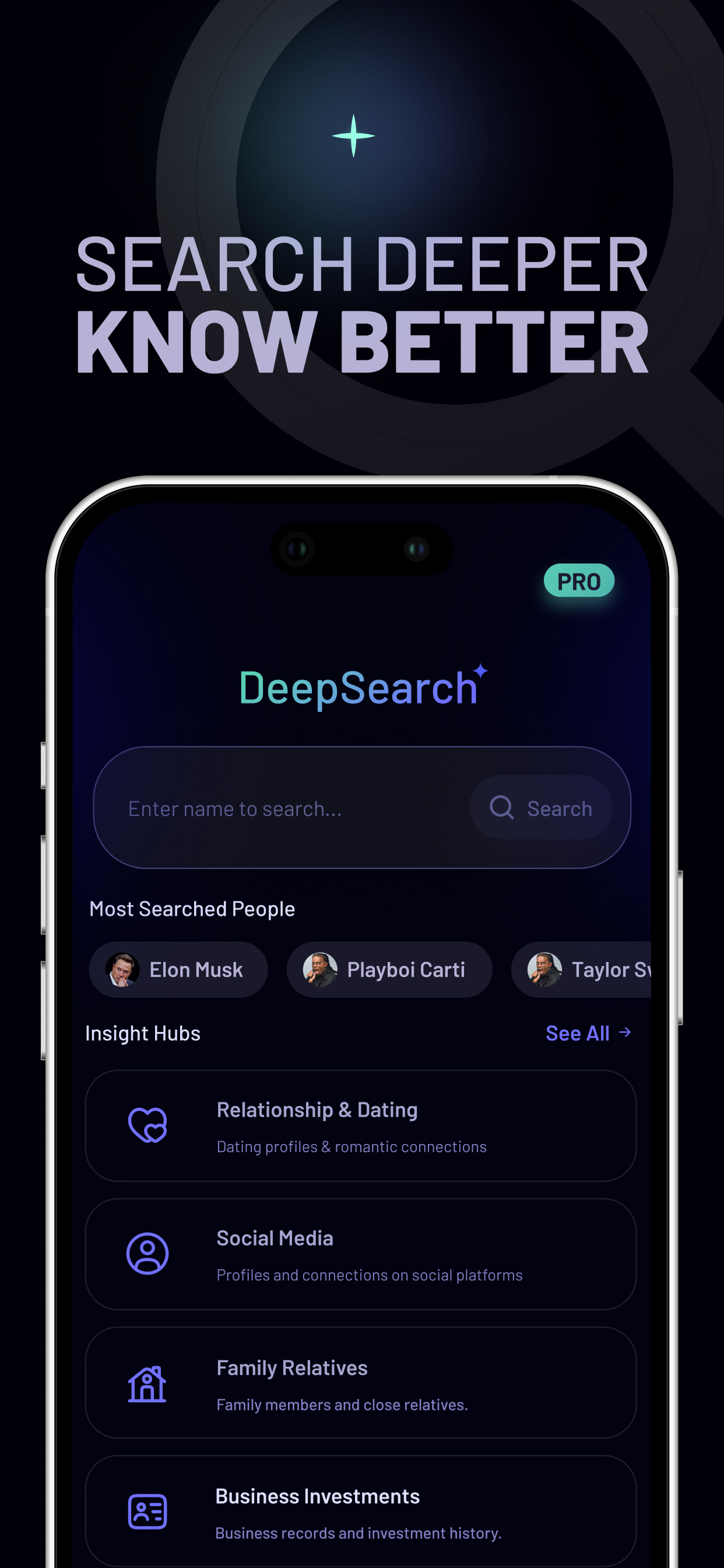 DeepSearch AI People Finder